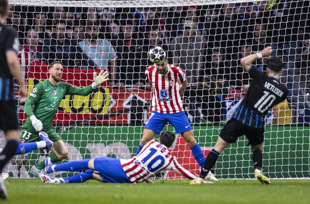 MADRID, SPAIN - FEBRUARY 24: Action during the UEFA Champions League 2025 26 match between Atletico de Madrid and Club Brugge at the Metropolitano Stadium in Madrid, Spain (Photo by Ricardo Nogueira Sports Press Photo)  Copyright: xPedroxLoureiro SportsxPressxPhotx Sportspressphoto_SPR97188