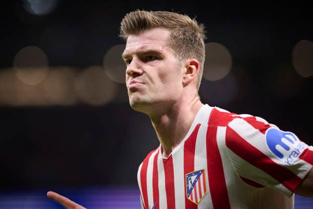 ATLETICO DE MADRID v CLUB BRUGGE KV. CHAMPIONS LEAGUE 2025 2026. ROUND KO PLAY-OFFS 2ND LEG MATCH. Atletico de Madrid s Alexander Sorloth celebrates goal during Champions League 2025 2026, KO play-offs 2nd leg match. February 24 ,2026. (ALTERPHOTOS Jorge Ropero) MadridSpain  Copyright: xJorgexRoperox