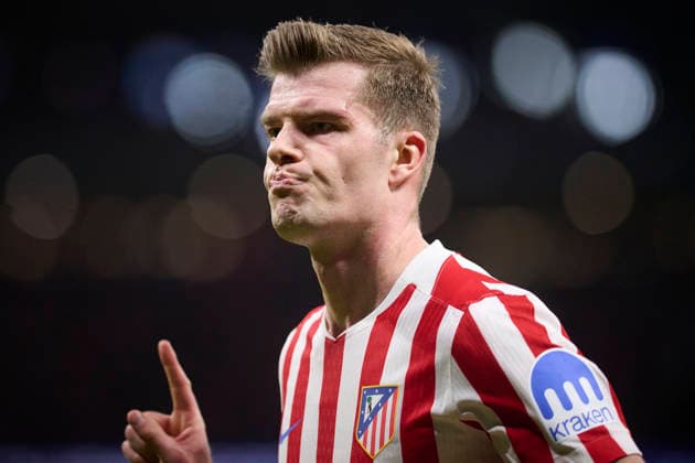 ATLETICO DE MADRID v CLUB BRUGGE KV. CHAMPIONS LEAGUE 2025 2026. ROUND KO PLAY-OFFS 2ND LEG MATCH. Atletico de Madrid s Alexander Sorloth celebrates goal during Champions League 2025 2026, KO play-offs 2nd leg match. February 24 ,2026. (ALTERPHOTOS Jorge Ropero) MadridSpain  Copyright: xJorgexRoperox