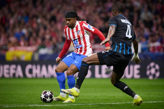 Atletico de Madrid s Ademola Lookman during Champions League 2025 2026, KO play-offs 2nd leg match. February 24 ,2026. (2026022489)