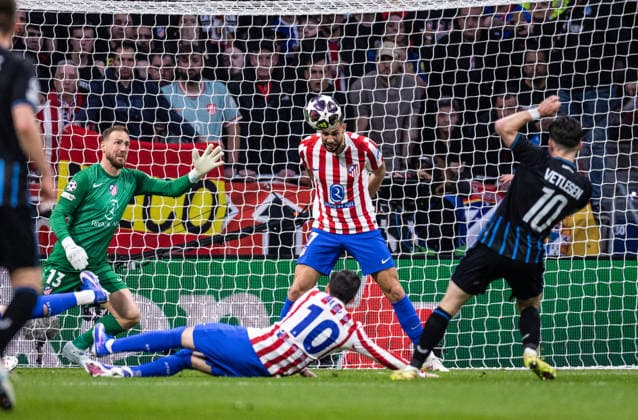 Atletico de Madrid x Club Brugge Ruggeri (Atletico de Madrid) in action during the game against Club Brugge valid for Champions League at the Riyadh Air Metropolitano stadium, in Madrid, today February 24, 2026. Copyright: xx 0L3A1435