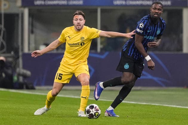 Champions League Inter Milan Bodo Glimt Milan, Italy 20260224 Bodo Glimts Fredrik Bjorkan during the Champions League football match between Inter Milan and Bodo Glimt at Stadio San Siro Photo Terje Pedersen NTB Milano Italy EDITORIAL USE ONLY RESTRICTED USE FOR BETTING COMPANIES  Copyright: xTerjexPedersenx xNTBx