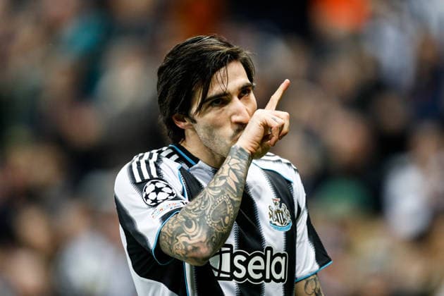 Newcastle United v QarabaÄü FK UEFA Champions League Sandro Tonali of Newcastle United celebrates after scoring his teams first goal during the UEFA Champions League Knockout Play-off Second Leg match at St. James s Park, Newcastle 24 02 2026 UK Newspapers OUT Copyright: xMaxxTomlinsonx FIL-23037-0041