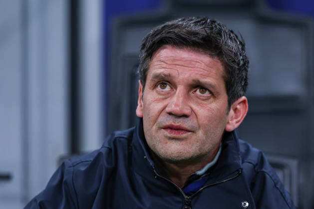 FC Internazionale vs FK Bodo Glimt UEFA Champions League 2025 26 League Knockout Play off Second Leg 24 02 2026 Cristian Chivu Head Coach of FC Internazionale looks on during UEFA Champions League 2025 26 League Knockout Play off Second Leg football match between FC Internazionale and FK Bodo Glimt at San Siro Stadium in Milan Copyright: xBEAUTIFULxSPORTS Carabellix