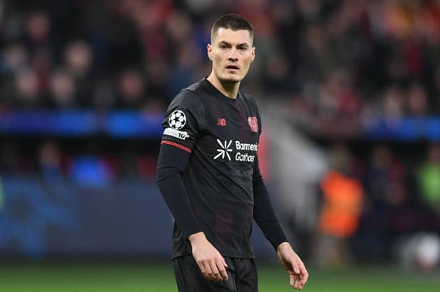 Bayer 04 Leverkusen v Olympiacos - UEFA Champions League LEVERKUSEN, GERMANY - FEBRUARY 24: Player of Bayer 04 Leverkusen is seen during the UEFA Champions League play-off match between Bayer 04 Leverkusen and Olympiacos at BayArena in Leverkusen, Germany, on February 24, 2026. Hesham Elsherif Anadolu Leverkusen Germany. Editorial use only. Please get in touch for any other usage.  Copyright: x2026xAnadoluxHeshamxElsherifx