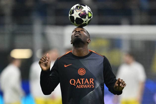 CALCIO - UEFA Champions League - Inter - FC Internazionale vs FK Bodo Glimt Marcus Thuram of F.C. Inter warm up prior the match of the UEFA Champions League 2025 26 League Knockout Play-off Second Leg match between F.C. Inter and FK Bodo Glimt at the San Siro Stadium on February 24, 2026 in Milan, Italy. Milan Italy  Copyright: xIPAxSport ABACAx