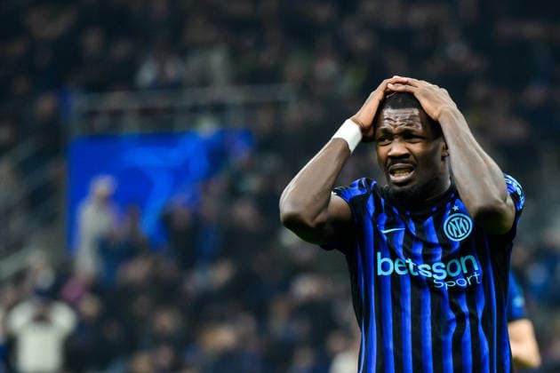 260224 Marcus Thuram of Inter looks dejected during the UEFA Champions League football match between Inter and Bodo Glimt on February 24, 2026 in Milan Photo Marius Simensen BILDBYRAN COP 238 MM0057 bbeng football fotball fotboll soccer uefa champions league mesterligaen bodo glimt inter fc internazionale milano  Copyright: MARIUSxSIMENSEN BB260224BB384