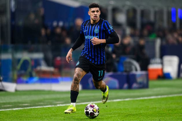 260224 Luis Henrique of Inter during the UEFA Champions League football match between Inter and Bodo Glimt on February 24, 2026 in Milan Photo Marius Simensen BILDBYRAN COP 238 MM0057 bbeng football fotball fotboll soccer uefa champions league mesterligaen bodo glimt inter fc internazionale milano  Copyright: MARIUSxSIMENSEN BB260224BB412