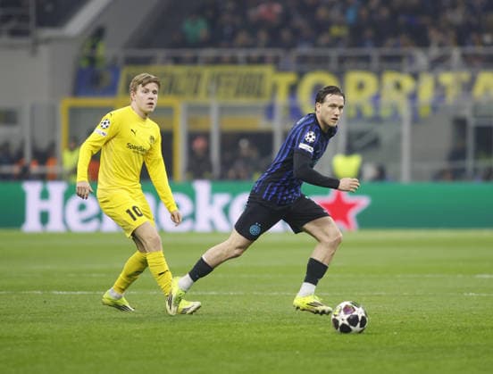 Piotr Zieli?ski of FC Inter during the Uefa Champions League, second leg play-off, season 2025-2026, football match between, FC Internazionale Milano v Fotballklubben Bodo Glimt on 24 February 2026 at â?? Giuseppe Meazza Stadium, San Siro, Milan, Italy Photo Nderim Kaceli  Copyright: xNderimxKaceli IPAxSportx xipa-agency.netx xx IPA_71979224 IPA_Agency_IPA71979224