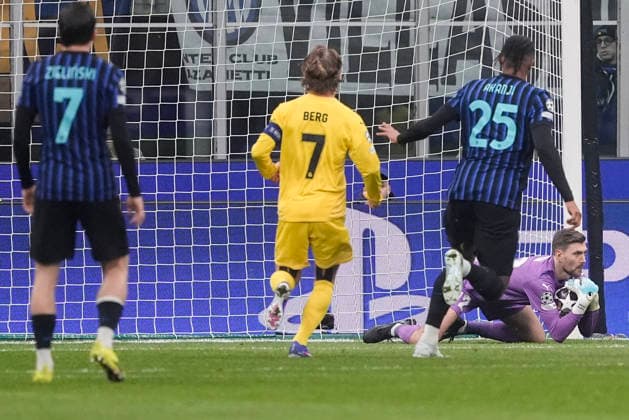 Champions League Inter Milan Bodo Glimt Milan, Italy 20260224 Bodo Glimt s goalkeeper Nikita Haikin during the Champions League football match between Inter Milan and Bodo Glimt at Stadio San Siro Photo Terje Pedersen NTB Milano Italy EDITORIAL USE ONLY RESTRICTED USE FOR BETTING COMPANIES  Copyright: xTerjexPedersenx xNTBx