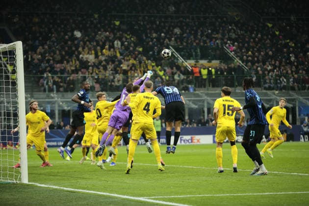 A moment during the game during the Uefa Champions League, second leg play-off, season 2025-2026, football match between, FC Internazionale Milano v Fotballklubben Bodo Glimt on 24 February 2026 at â?? Giuseppe Meazza Stadium, San Siro, Milan, Italy Photo Nderim Kaceli  Copyright: xNderimxKaceli IPAxSportx xipa-agency.netx xx IPA_71979342 IPA_Agency_IPA71979342