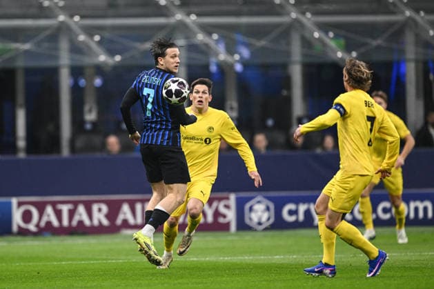CALCIO - UEFA Champions League - Inter - FC Internazionale vs FK Bodo Glimt Piotr Zielinski of FC Inter in action during the UEFA Champions League 2025 2026 Knockout Play-off Second Leg between Inter FC Internazionale and FK Bodo Glimt, 24 of February 2026, at Giuseppe Meazza San Siro Siro stadium in Milan, Italy Milan Italy  Copyright: xIPAxSport ABACAx