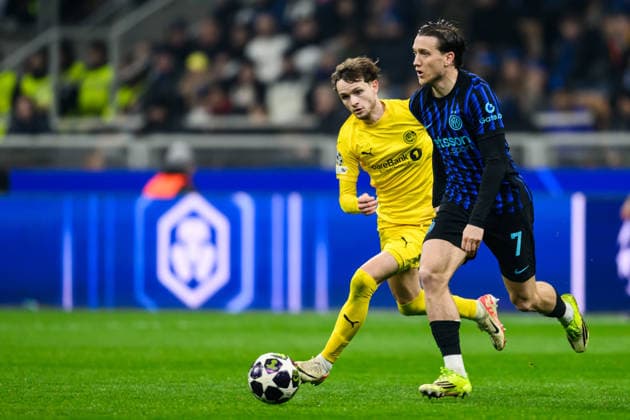 260224 Piotr ZieliÅ ski of Inter during the UEFA Champions League football match between Inter and Bodo Glimt on February 24, 2026 in Milan Photo Marius Simensen BILDBYRAN COP 238 MM0057 bbeng football fotball fotboll soccer uefa champions league mesterligaen bodo glimt inter fc internazionale milano  Copyright: MARIUSxSIMENSEN BB260224BB464