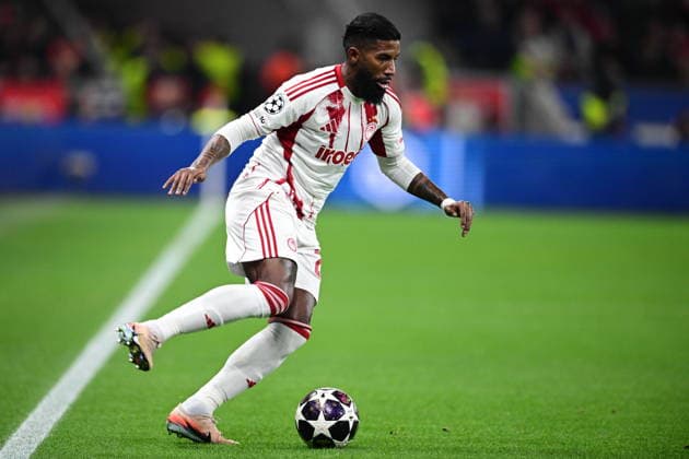 UEFA Champions League - Bayer 04 Leverkusen vs Olympiacos FC - Rodinei of Olympiacos FC in action during the UEFA Champions League Play-Offs 2nd leg soccer match between Bayer 04 Leverkusen and Olympiacos FC in BayArena, Leverkusen, Germany, on 24 February 2026. IMAGO ONE INCH PRODUCTIONS LEVERKUSEN GERMANY Copyright: xONExINCHxPRODUCTIONSx 6868454
