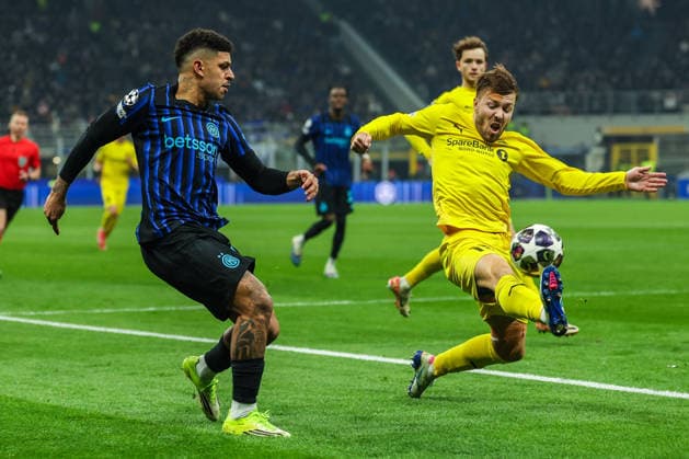 Luis Henrique of FC Internazionale seen in action during UEFA Champions League 2025 26 League Knockout Play-off Second Leg football match between FC Internazionale and FK Bodo Glimt at San Siro Stadium in Milan  Copyright: xFabrizioxCarabelli IPAxSportx xipa-agency.netx xx IPA_71979993 IPA_Agency_IPA71979993
