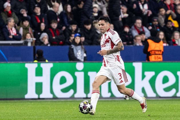 UEFA Champions League Bayer 04 Leverkusen Olympiacos FC 24 02 2026 Francisco Ortega Olympiacos FC, 3 UEFA Champions League Bayer 04 Leverkusen Olympiacos FC BayArena, Leverkusen 24 02 2026 Copyright: xBEAUTIFULxSPORTS Buriakovx