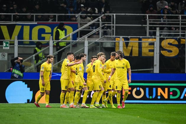 JENS PETTER HAUGE of FK Bodo Glimt celebrating after a goal during the UEFA Champions League 2025 2026 Knockout Play-off Second Leg between Inter FC Internazionale and FK Bodo Glimt, 24 of February 2026, at Giuseppe Meazza San Siro Siro stadium in Milan, Italy  Copyright: xTizianoxBallabio IPAxSportx xipa-agency.netx xx IPA_71980749 IPA_Agency_IPA71980749