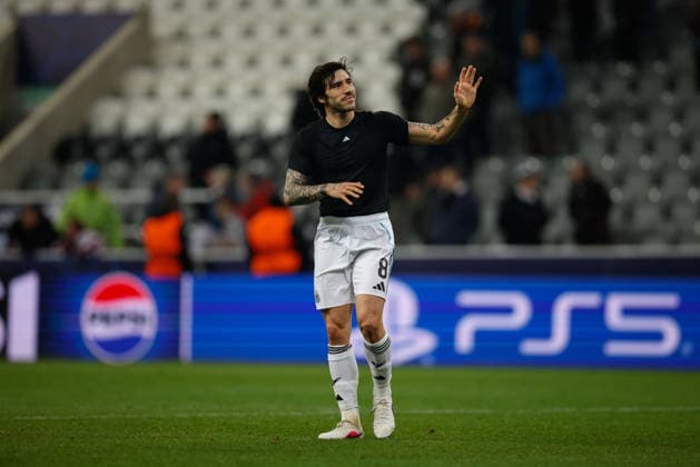 Newcastle United v FK QARABAG, Champions League Sandro Tonali of Newcastle United man of the match during the Champions League match between Newcastle United and FK QARABAG at St. James s Park, Newcastle, UK on 24 February 2026. Newcastle St. James s Park Tyne and Wear UK Editorial use only , Copyright: xCraigxCowanx PSI-23795-0087