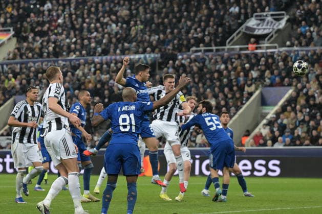 Newcastle United FC v Qarabag FK - UEFA Champions League 2025 26 League Knockout Play-off Second Leg Sven Botman of Newcastle United heads their third goal during the UEFA Champions League Knockout Play-off Second Leg match between Newcastle United and Qarabag FK at St. James s Park in Newcastle, United Kingdom, on February 24, 2026. Newcastle Tyne and Wear United Kingdom  Copyright: xMIxNewsx originalFilename:fletcher-newcastl260224_npnQr.jpg