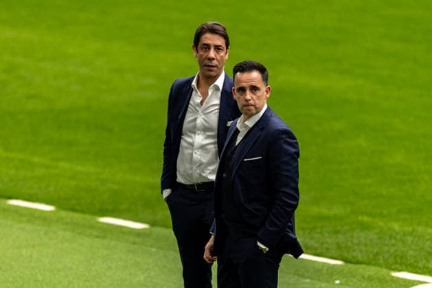 FBL Uefa Champions League 2025 26 Real Madrid SL Benfica, Rui Costa of Benfica and Mário Branco of Benfica Copyright: HMBxMedia CarlosxSilva
