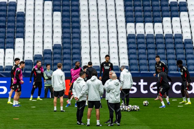 FBL Uefa Champions League 2025 26 Real Madrid SL Benfica, Benfica training and Head Coach José Mourinho of SL Benfica Copyright: HMBxMedia CarlosxSilva