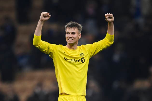 FC Internazionale v FK Bodo Glimt - UEFA Champions League Odin Bjortuft of FK Bodo Glimt celebrates the victory at the end of the UEFA Champions League 2025 26 knockout phase play-off second leg football match between FC Internazionale and FK Bodo Glimt . Milan Copyright: xNicolòxCampox