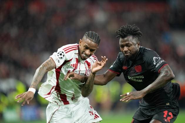 UEFA Champions League Bayer 04 Leverkusen vs Olympiacos Andre Luiz of Olympiacos during the UEFA Champions League match at BayArena. 2025 Taisei Films. All rights reserved. Copyright: xTaiseixIwamotox