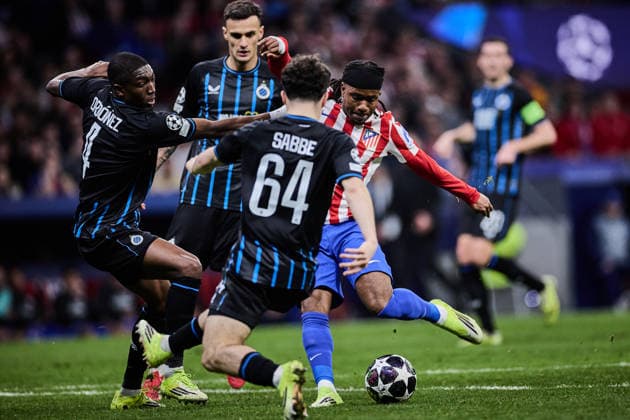 Atletico de Madrid vs Club Brugge KV - UEFA Champions League - 24 02 2026 Ademola Lookman of Atletico de Madrid in action during the UEFA Champions League match between Atletico de Madrid and Club Brugge KV at Riyadh Air Metropolitano Stadium on February 24, 2026 in Madrid, Spain. Madrid Spain Copyright: xMarinaxFrutos PGSxPhotoxAgencyx