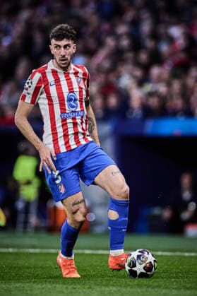 Atletico de Madrid vs Club Brugge KV - UEFA Champions League - 24 02 2026 Matteo Ruggeri of Atletico de Madrid in action during the UEFA Champions League match between Atletico de Madrid and Club Brugge KV at Riyadh Air Metropolitano Stadium on February 24, 2026 in Madrid, Spain. Madrid Spain Copyright: xMarinaxFrutos PGSxPhotoxAgencyx