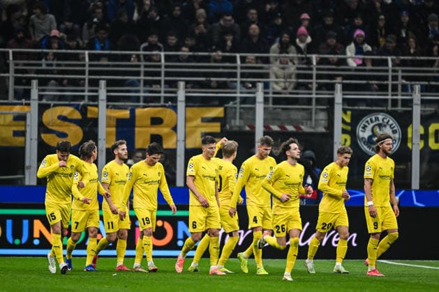 CALCIO - UEFA Champions League - Inter - FC Internazionale vs FK Bodo Glimt JENS PETTER HAUGE of FK Bodo Glimt celebrating after a goal during the UEFA Champions League 2025 2026 Knockout Play-off Second Leg between Inter FC Internazionale and FK Bodo Glimt, 24 of February 2026, at Giuseppe Meazza San Siro Siro stadium in Milan, Italy Milan Italy  Copyright: xIPAxSport ABACAx