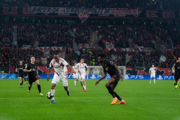 UEFA Champions League Bayer 04 Leverkusen vs Olympiacos Gelson Martins of Olympiacos during the UEFA Champions League match at BayArena. 2025 Taisei Films. All rights reserved. Copyright: xTaiseixIwamotox