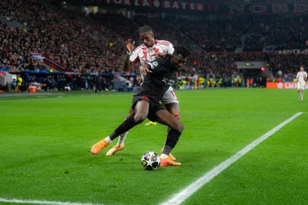 UEFA Champions League Bayer 04 Leverkusen vs Olympiacos Andre Luiz of Olympiacos during the UEFA Champions League match at BayArena. 2025 Taisei Films. All rights reserved. Copyright: xTaiseixIwamotox