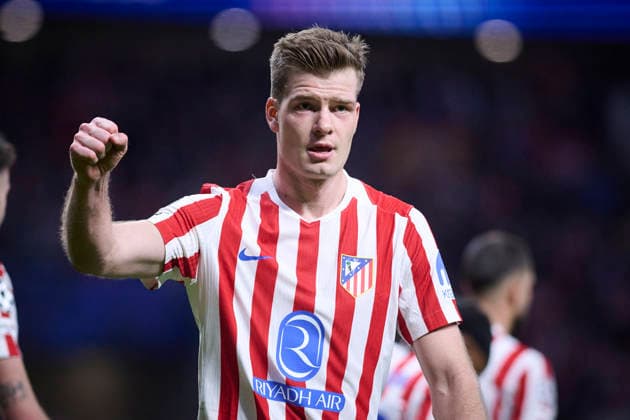 ATLETICO DE MADRID v CLUB BRUGGE KV. CHAMPIONS LEAGUE 2025 2026. ROUND KO PLAY-OFFS 2ND LEG MATCH. Atletico de Madrid s Alexander Sorloth celebrates goal during Champions League 2025 2026, KO play-offs 2nd leg match. February 24 ,2026. (ALTERPHOTOS Jorge Ropero) MadridSpain  Copyright: xJorgexRoperox