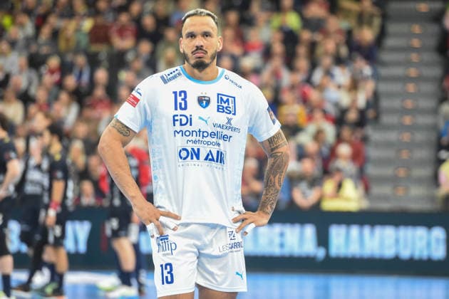 Handball I Men I Season 2025 2026 I EHF European League I Main Round I 2 Matchday I SG Flensburg Handewitt Montpellier HB I 24 02 2026 Rogerio Moraes Ferreira 13, Montpellier HB Copyright: xLobeca JanxKirschnerx