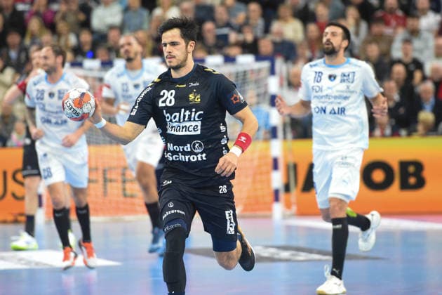 Handball I Men I Season 2025 2026 I EHF European League I Main Round I 2 Matchday I SG Flensburg Handewitt Montpellier HB I 24 02 2026 Patrick Volz 28, SG Flensburg Handewitt Copyright: xLobeca JanxKirschnerx