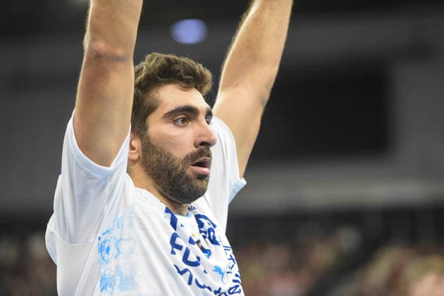 Handball I Men I Season 2025 2026 I EHF European League I Main Round I 2 Matchday I SG Flensburg Handewitt Montpellier HB I 24 02 2026 David Balaguer 34, Montpellier HB Copyright: xLobeca JanxKirschnerx