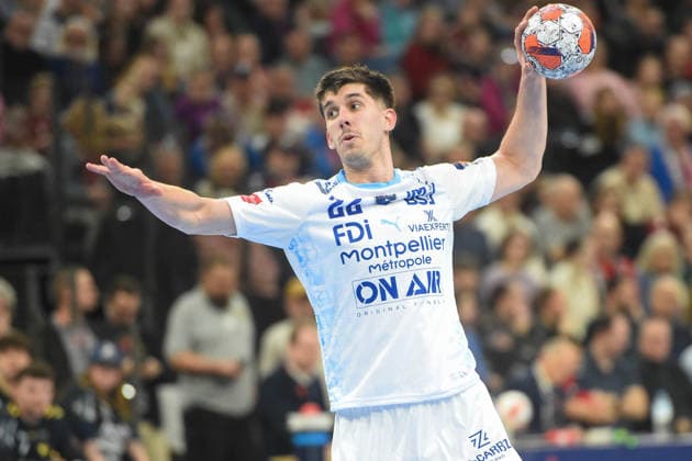 Handball I Men I Season 2025 2026 I EHF European League I Main Round I 2 Matchday I SG Flensburg Handewitt Montpellier HB I 24 02 2026 Benjamin Richert 22, Montpellier HB Copyright: xLobeca JanxKirschnerx