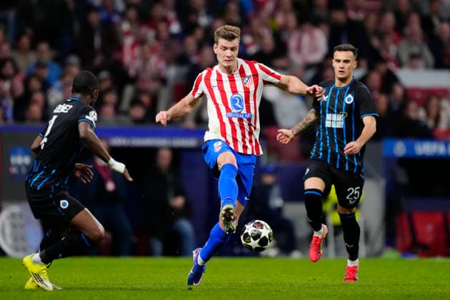 Atletico de Madrid v Club Brugge KV - UEFA Champions League 2025 26 League Knockout Play-off Second Leg Alexander Sorloth centre-forward of Atletico de Madrid and Norway controls the ball during the UEFA Champions League 2025 26 League Knockout Play-off Second Leg match between Atletico de Madrid and Club Brugge KV at Estadio Riyadh Air Metropolitano on February 24, 2026 in Madrid, Spain. Madrid Spain  Copyright: xJosexBretonx originalFilename:bretonhernandez-atletico260224_nplZ8.jpg