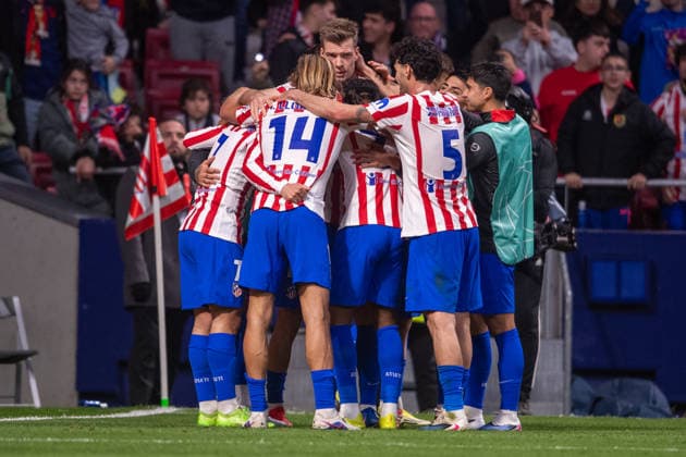 February 24, 2026, Madrid, Madrid, Spain: MADRID, SPAIN - FEBRUARY 24: ALEXANDER SORLOTH of Atletico de Madrid is seen celebrating his goal during the UEFA Champions League 2025 26 Knockout match second lag between Atletico de Madrid and Club Brugge KV, at Riyadh Air Metropolitano Stadium on February 23, 2026 in Madrid, Spain Madrid Spain - ZUMAl192 20260224_zsp_l192_075 Copyright: xMiguelxLemosx