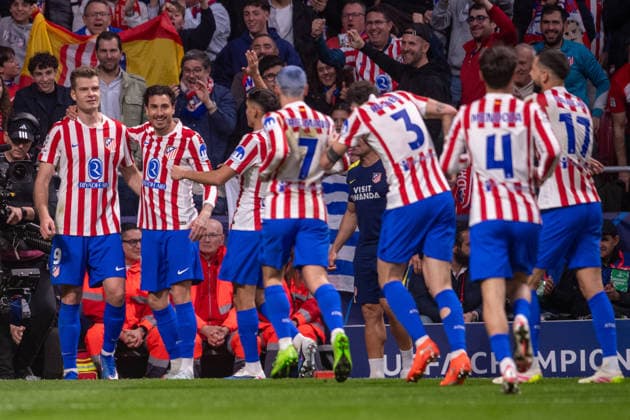February 24, 2026, Madrid, Madrid, Spain: MADRID, SPAIN - FEBRUARY 24: ALEXANDER SORLOTH of Atletico de Madrid is seen celebrating his goal during the UEFA Champions League 2025 26 Knockout match second lag between Atletico de Madrid and Club Brugge KV, at Riyadh Air Metropolitano Stadium on February 23, 2026 in Madrid, Spain Atletico De Madrid X Club Brugge KV - UEFA Champions League  - ZUMAl192 20260224_zsp_l192_109 Copyright: xMiguelxLemosx