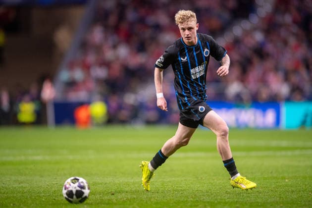 February 24, 2026, Madrid, Madrid, Spain: MADRID, SPAIN - FEBRUARY 24: JOAQUIN SEYS of Club Brugge KV is seen on action during the UEFA Champions League 2025 26 Knockout match second lag between Atletico de Madrid and Club Brugge KV, at Riyadh Air Metropolitano Stadium on February 23, 2026 in Madrid, Spain Atletico De Madrid X Club Brugge KV - UEFA Champions League  - ZUMAl192 20260224_zsp_l192_117 Copyright: xMiguelxLemosx