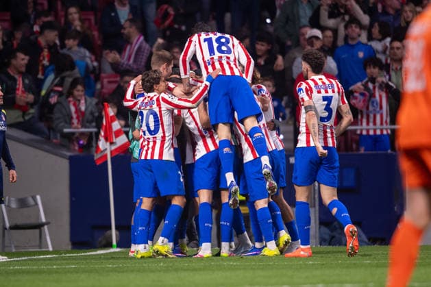 February 24, 2026, Madrid, Madrid, Spain: MADRID, SPAIN - FEBRUARY 24: JOHNNY CARDOSO of Atletico de Madrid is seen celebrating his action during the UEFA Champions League 2025 26 Knockout match second lag between Atletico de Madrid and Club Brugge KV, at Riyadh Air Metropolitano Stadium on February 23, 2026 in Madrid, Spain Madrid Spain - ZUMAl192 20260224_zsp_l192_118 Copyright: xMiguelxLemosx