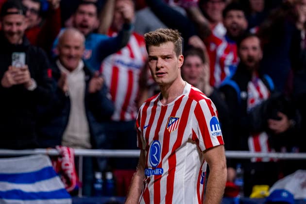 Atletico de Madrid v Club Brugge KV - UEFA Champions League 2025 26 League Knockout Play-off Second Leg Alexander Sorloth of Atletico de Madrid celebrates his goal during the UEFA Champions League 2025 26 League Knockout Play-off Second Leg match between Atletico de Madrid and Club Brugge KV at Estadio Riyadh Air Metropolitano on February 24, 2026 in Madrid, Spain. Madrid Estadio Riyadh Air Metropolitano Madrid Spain Copyright: xAlbertoxGardinx AGardin_20260224_Foot_Champ_Atl_Mad_Bru_1138