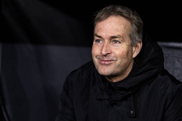 UEFA Champions League Bayer 04 Leverkusen Olympiacos FC 24 02 2026 Kasper Hjulmand Bayer 04 Leverkusen, Head Coach UEFA Champions League Bayer 04 Leverkusen Olympiacos FC BayArena, Leverkusen 24 02 2026 Copyright: xBEAUTIFULxSPORTS Buriakovx