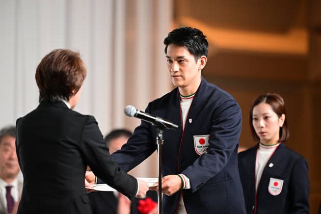 Ryuichi Kihara (JPN), FEBRUARY 26, 2026 : Milano Cortina 2026 Olympic Winter games, Winterspiele,Spiele, Summer games Japan Delegation disbandment ceremony in Tokyo, Japan. Noxthirdxpartyxsales  aflo_321190352