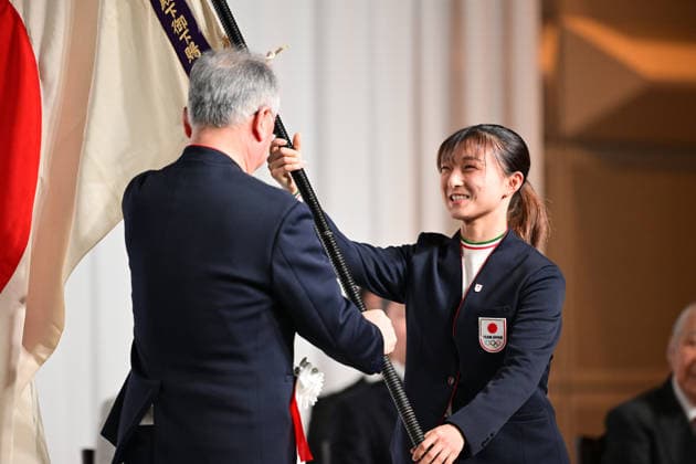 Kaori Sakamoto (JPN), FEBRUARY 26, 2026 : Milano Cortina 2026 Olympic Winter games, Winterspiele,Spiele, Summer games Japan Delegation disbandment ceremony in Tokyo, Japan. Noxthirdxpartyxsales  aflo_321190378