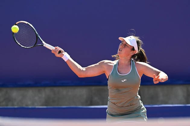 WTA, Tennis Damen 125 Tournaments ANTALYA, TURKIYE - FEBRUARY 24: Italy’s Nuria Brancaccio competes during the opening week matches of the Women’s Tennis Association (WTA) 125 tournament series, organized in cooperation with the Women’s Tennis Association, the Turkish Tennis Federation and Megasaray Tennis Academy, at the Megasaray Tennis Academy in Antalya, Turkiye, on February 24, 2026. Orhan Cicek Anadolu Antalya Turkey. Editorial use only. Please get in touch for any other usage.  Copyright: x2026xAnadoluxOrhanxCicekx