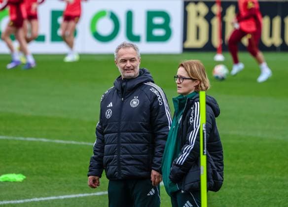 DFB Womens National Team training at the DFB Campus in Frankfurt 25 02 26 The DFB Womens National Team trains at the DFB Campus in Frankfurt Frankfurt DFB Campus Hessen Germany IKT_9354