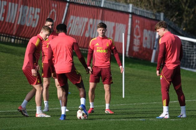 Football, EL, Nottingham Forest, Training