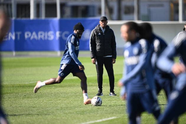 Football, France, FC Paris, Training